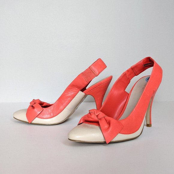 Nine West Spectator Slingback Heels - Picture 3 of 11